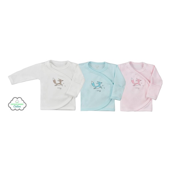 Koala Forest Friend pink organic cotton baby onesie, size 68 (4-6m)