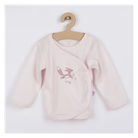 Koala Forest Friend pink organic cotton baby onesie, size 68 (4-6m)