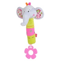 Plush squeaky toy with teether Baby Ono elephant