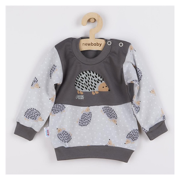 Baby cotton sweatshirt New Baby Hedgehog, size 68 (4-6m)