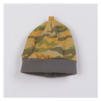 New Baby With Love Cotton Baby Cap Mustard, size 62 (3-6m)