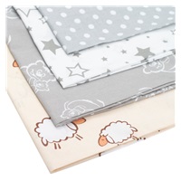 Nursing Pillow Cover New Baby Stars Grey