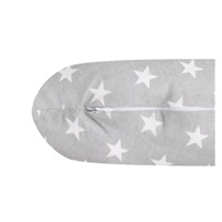 Nursing Pillow Cover New Baby Stars Grey