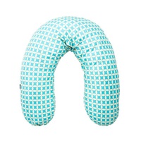 Universal nursing pillow Womar turquoise pattern