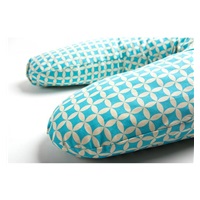 Universal nursing pillow Womar turquoise pattern