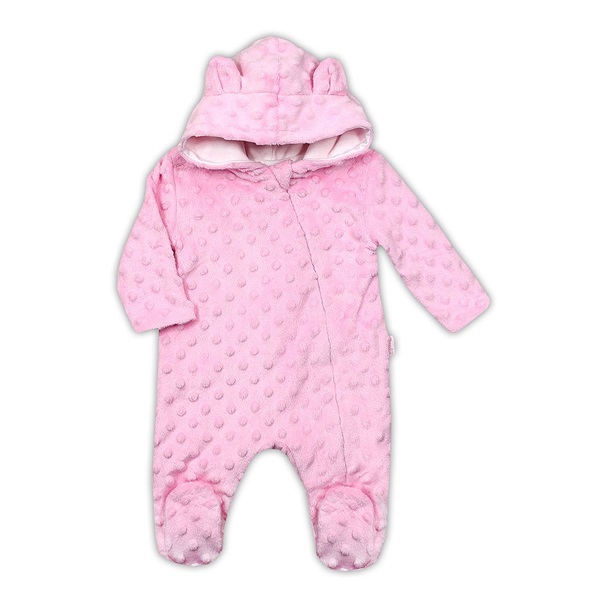 Baby jumpsuit from Minky Nicol Bubbles pink, size 62 (3-6m)