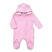 Baby jumpsuit from Minky Nicol Bubbles pink, size 74 (6-9m)