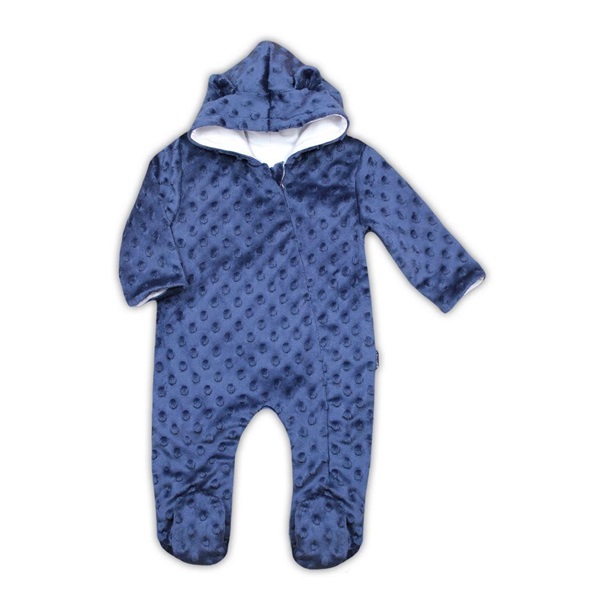 Baby jumpsuit from Minky Nicol Bubbles blue, size 74 (6-9m)