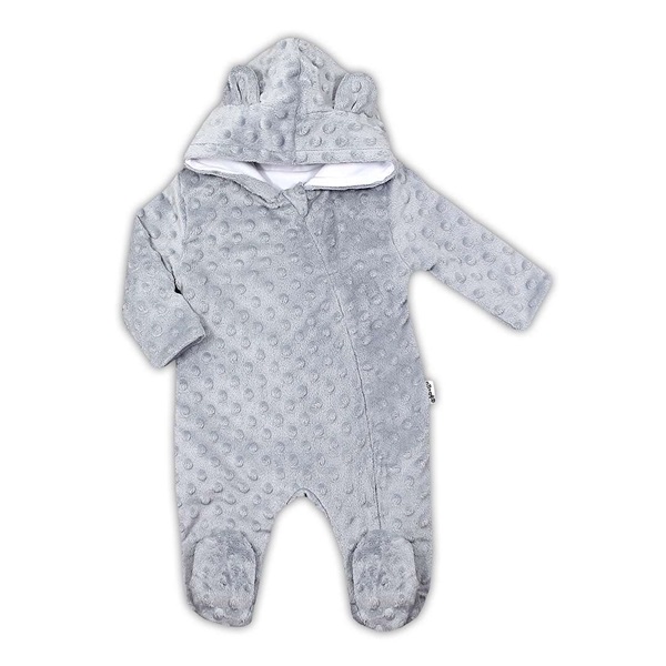 Baby jumpsuit Nicol Bubbles grey, size 68 (4-6m)