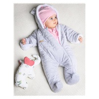 Winter baby jumpsuit Nicol Kids Winter blue, size 68 (4-6m)