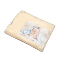 Baby fleece blanket New Baby 100x75 beige stars