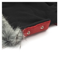 2in1 New Baby stroller sleeve with fur red