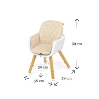 Milly Mally 2in1 Espoo Dining Chair beige