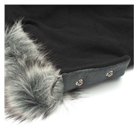 2in1 New Baby stroller sleeve with fur graphite