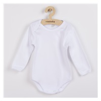 Luxury long sleeve body New Baby - white, size 50