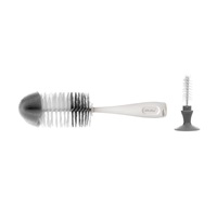 Bottle and pacifier brush with suction cup Akuku