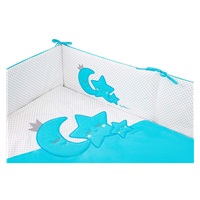 3-piece bed linen Belisima Magic Stars 100/135 turquoise