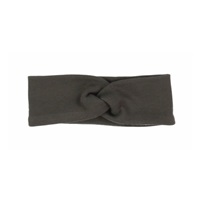 Baby cotton headband Nicol Mia dark brown, size 56/62