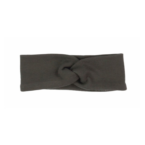 Baby cotton headband Nicol Mia dark brown, size 56/62