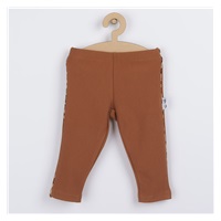 Baby cotton leggings Nicol Mia brown, size 56 (0-3m)