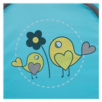 Baby Mix Travel Cot Sparrows Light Blue