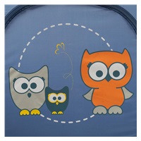 Baby Mix Owl travel cot dark blue