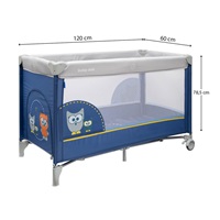 Baby Mix Owl travel cot dark blue