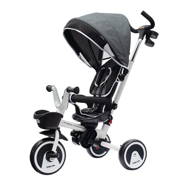 Baby Mix 5in1 RELAX 360° tricycle grey