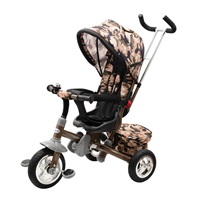 Baby Mix 3in1 TYPHOON 360° army tricycle