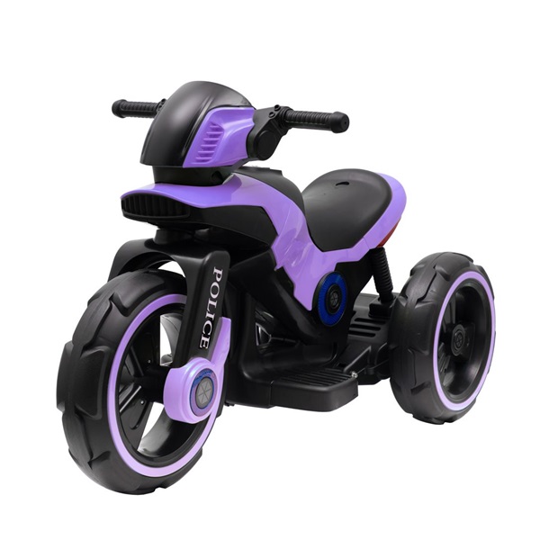 Baby Mix POLICE electric motorbike purple