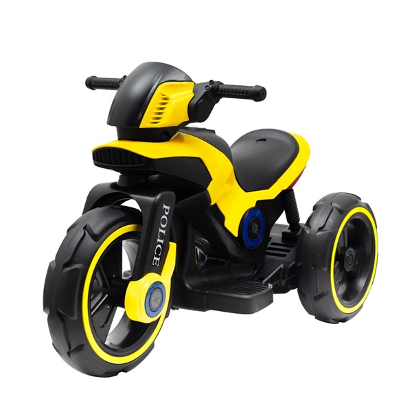Baby Mix POLICE electric motorbike yellow