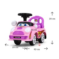 Baby slide with sound Milly Mally JOY pastel pink