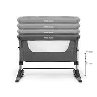 Milly Mally cot Side by Side stone 2