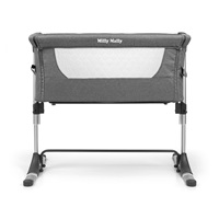 Milly Mally Side by Side cot navy 2