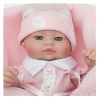 Luxury baby doll Berbesa Anička 28cm