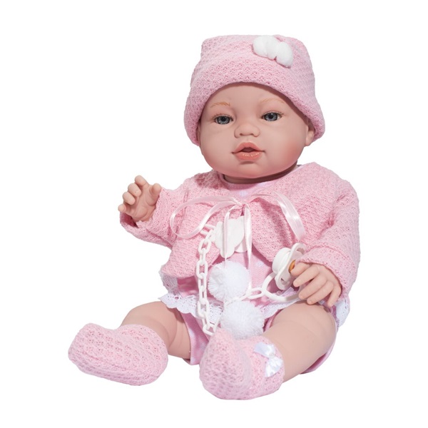 Luxury baby doll Berbesa Nela 43cm