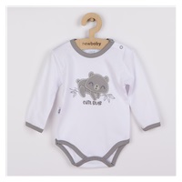 New Baby Cute Bear Cotton Baby Bodysuit with Long Sleeves, size 86 (12-18m)