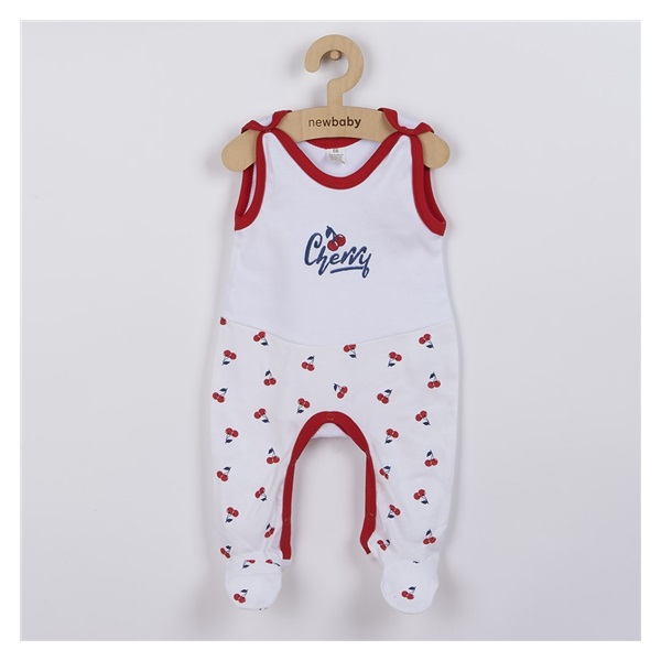 New Baby Cherry Cotton Baby Rompers, size 80 (9-12m)