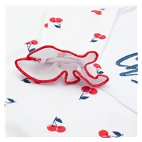 New Baby Cherry Long Sleeve Cotton Baby Bodysuit, size 74 (6-9m)