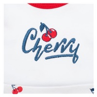 New Baby Cherry Long Sleeve Cotton Baby Bodysuit, size 80 (9-12m)