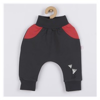 Baby cotton sweatpants and T-shirt Koala Birdy dark pink, size 62 (3-6m)