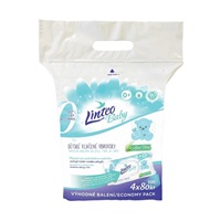 Baby Wet Wipes Linteo Baby Aloe Vera 4x80 pcs