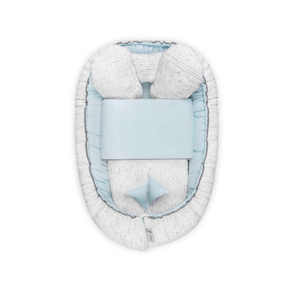 Belisima Enzo luxury baby nest with a blanket