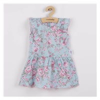 Baby summer cotton dress New Baby Roses, size 56 (0-3m)