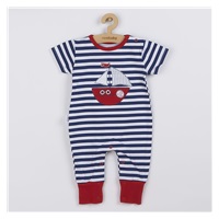 Boys summer jumpsuit New Baby Marine, size 56 (0-3m)