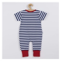 Boys summer jumpsuit New Baby Marine, size 56 (0-3m)