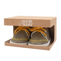 Baby booties sneakers New Baby jeans mustard 0-3 m, size 0-3 m