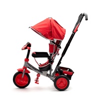 Baby Mix Lux Trike red tricycle with LED lights