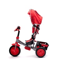 Baby Mix Lux Trike red tricycle with LED lights