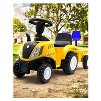 Baby Mix New Holland yellow tractor with tractor and tools